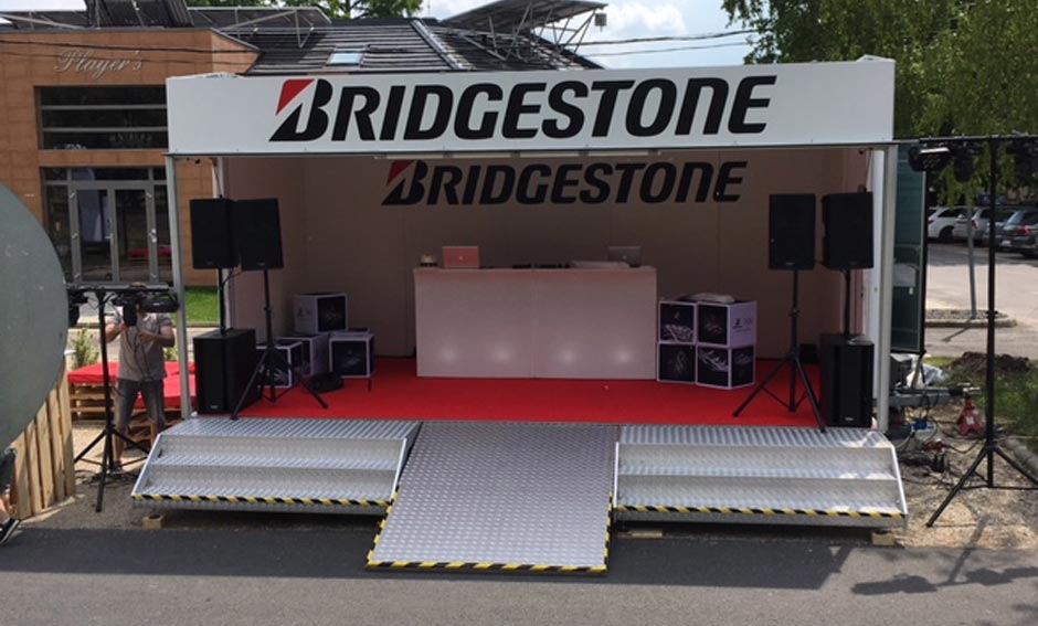 Bridgestone promóciós utánfutó